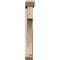 Ekena Millwork Westlake Slat Smooth Bracket w/ Offset Brace, Douglas Fir, 5 1/2"W x 28"D x 40"H BKT0604X28X40WTL06SDF - alternate 2